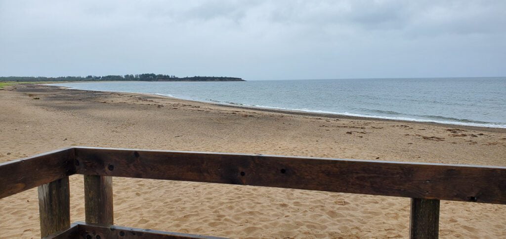 Snapshot of Melmerby Beach in the Rain